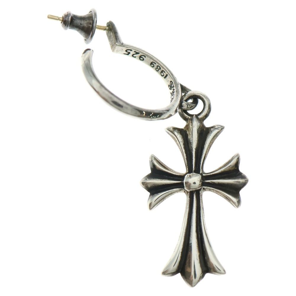 CHROME HEARTS(クロムハーツ) TINY CH CROSS タイニーCHクロス フープピアス シルバー BCA115