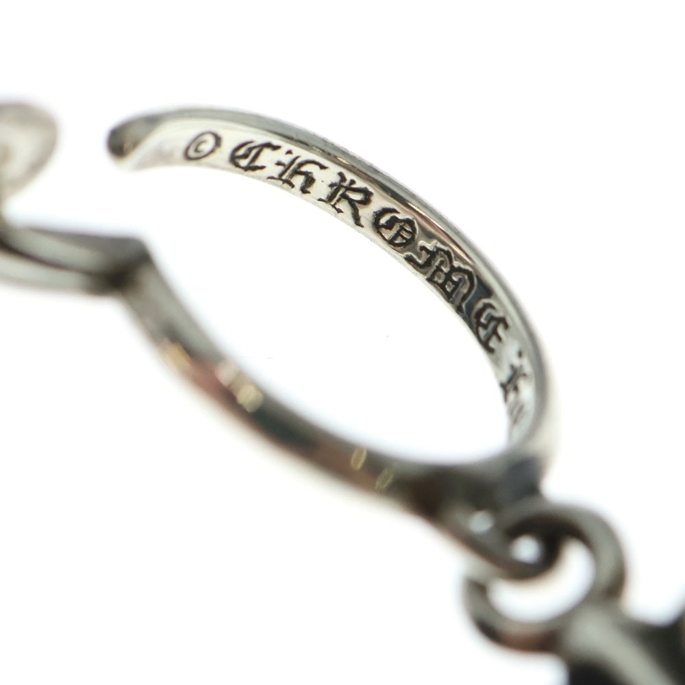 CHROME HEARTS(クロムハーツ) TINY CH CROSS タイニーCHクロス フープピアス シルバー BCA115