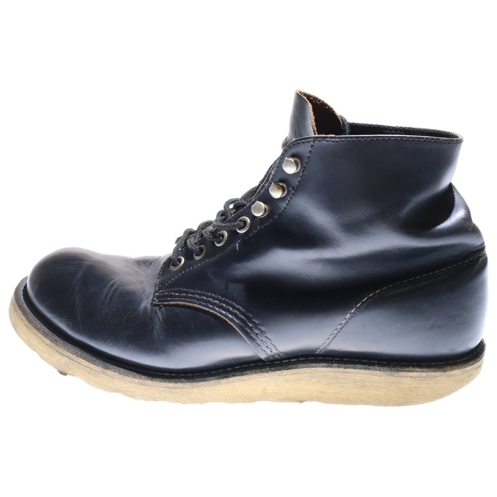 RED WING(レッド ウイング) 8165 6-INCH CLASSIC ROUND クラシックラウンド レザー レースアップ ブーツ ブラック
