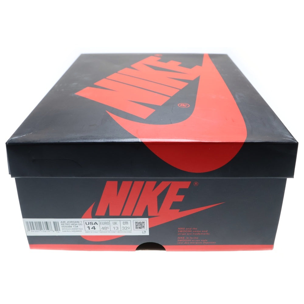 NIKE(ナイキ) AIR JORDAN 1 RETRO HIGH OG UNIVERSITY BLUE エアジョーダン1 レトロ ユニバーシティブルー ハイカットスニーカー ブルー US14/32cm 555088-134