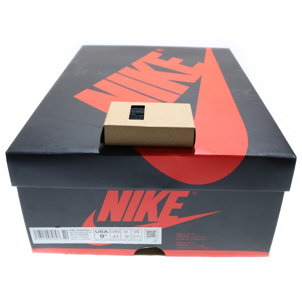NIKE(ナイキ) AIR JORDAN 1 HIGH OG SP NEXT CHAPTER エアジョーダン ネクストチャプター ハイカットスニーカー ホワイト/レッド US9.5/27.5cm DV1748-601