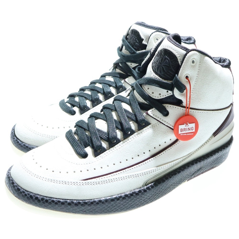 NIKE(ナイキ) ×A MA MANIERE AIR JORDAN 2 RETRO SP ア マ マニエール エアジョーダン 2 レトロ ハイカットスニーカー ホワイト/バーガンディ US10/28cm DO7216-100