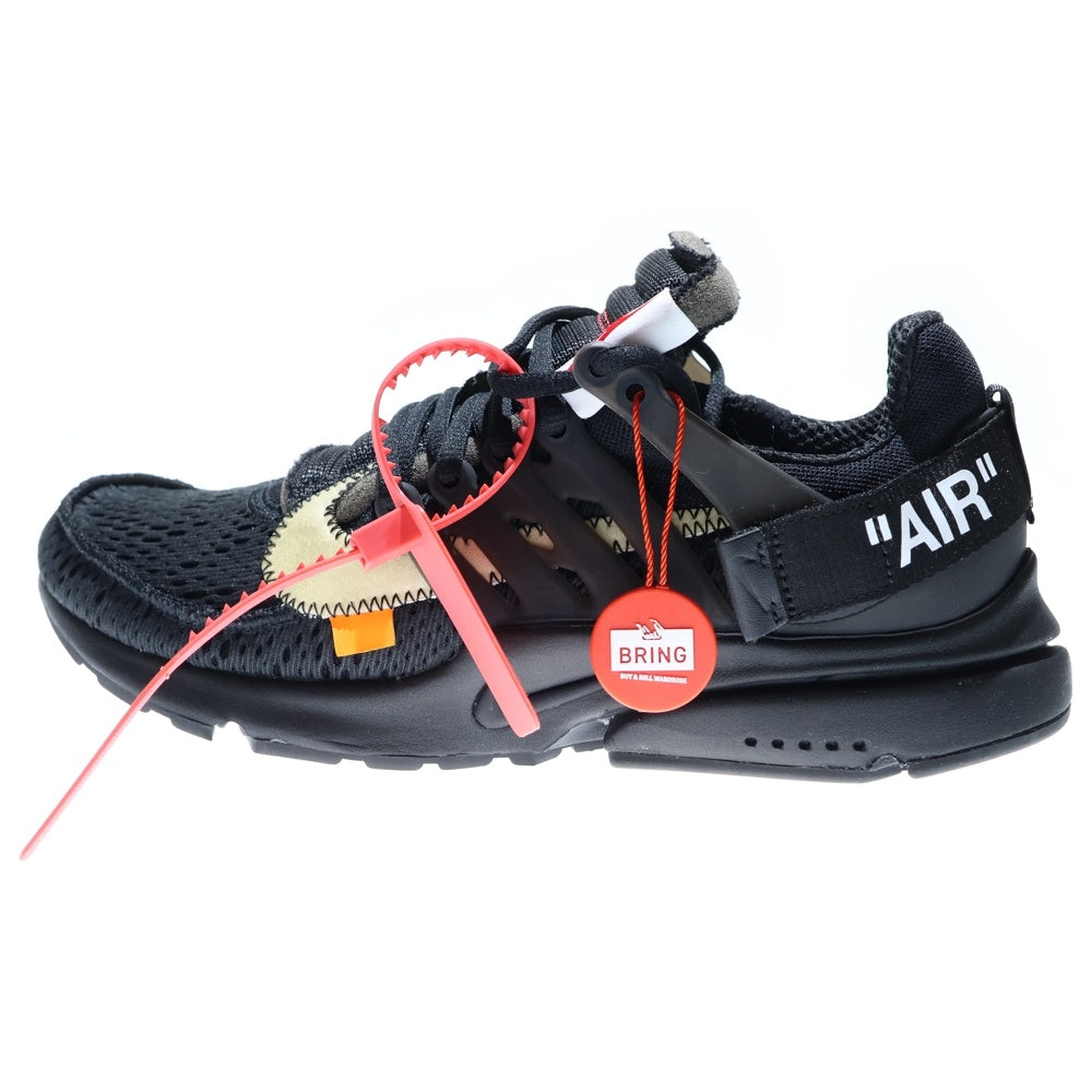 NIKE(ナイキ) ×OFF-WHITE AIR PRESTO オフホワイト エアプレスト ローカットスニーカー ブラック US9/27cm AA3830-002