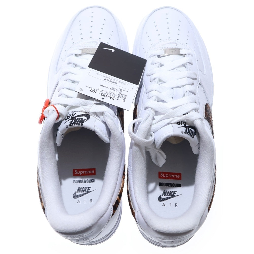 NIKE(ナイキ) ×GOODENOUGH AIR FORCE 1 LOW グッドイナフ エアフォース1 ローカットスニーカー ホワイト/レオパード US10/28cm IM3483-100