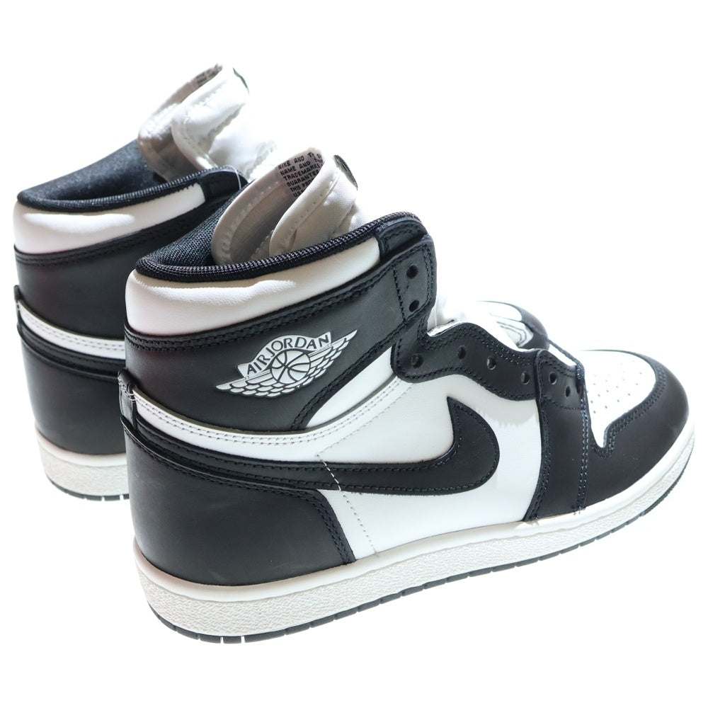 NIKE(ナイキ) AIR JORDAN 1 HIGH 85 エアジョーダン1 ハイカットスニーカー ブラック/ホワイト US9.5/27.5cm BQ4422-001
