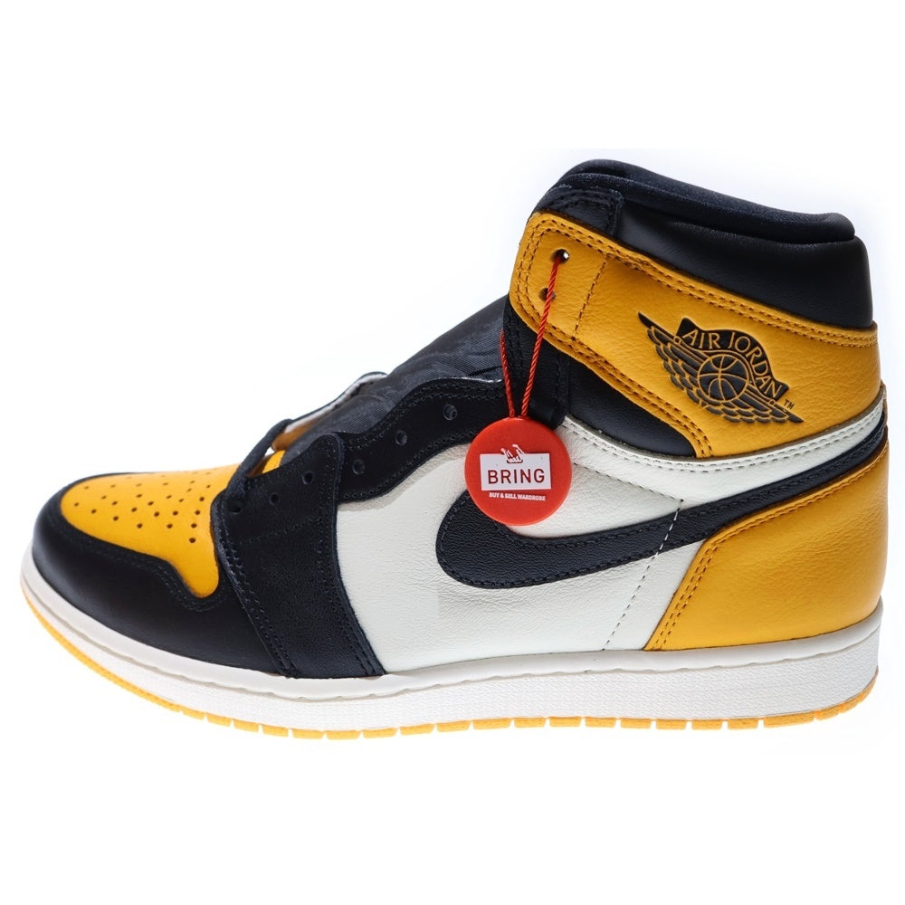 NIKE(ナイキ) AIR JORDAN 1 RETRO HIGH OG TAXI エアジョーダン 1 レトロ タクシー ハイカットスニーカー イエロー/ブラック US10/28cm 555088-711