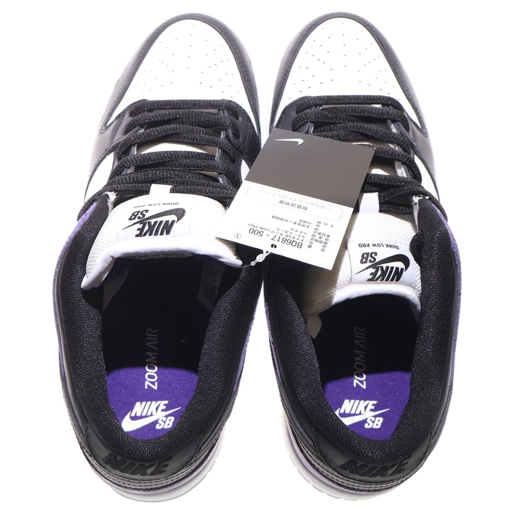 NIKE SB(ナイキエスビー) DUNK LOW PRO COURT PURPLE SBダンク プロ コートパープル ローカットスニーカー パープル/ブラック US9.5/27.5cm BQ6817-500