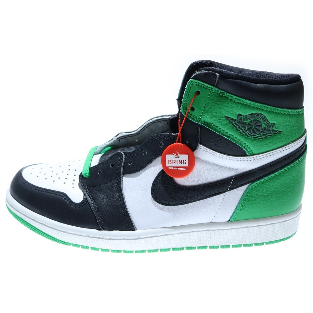 NIKE(ナイキ) AIR JORDAN 1 RETRO HIGH OG LUCKY GREEN エアジョーダン レトロ ラッキーグリーン ハイカットスニーカー グリーン/ブラック US10/28cm DZ5485-031
