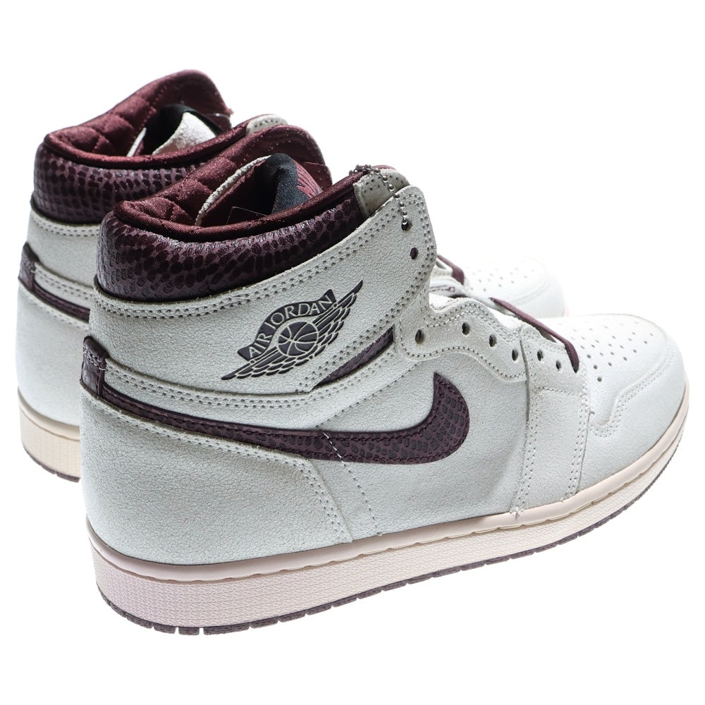 NIKE(ナイキ) ×A MA MANIERE AIR JORDAN 1 RETRO HIGH OG SP アマ マニエール エアジョーダン1 ハイカットスニーカー ホワイト/ブラウン US10.5/28.5cm DO7097-100