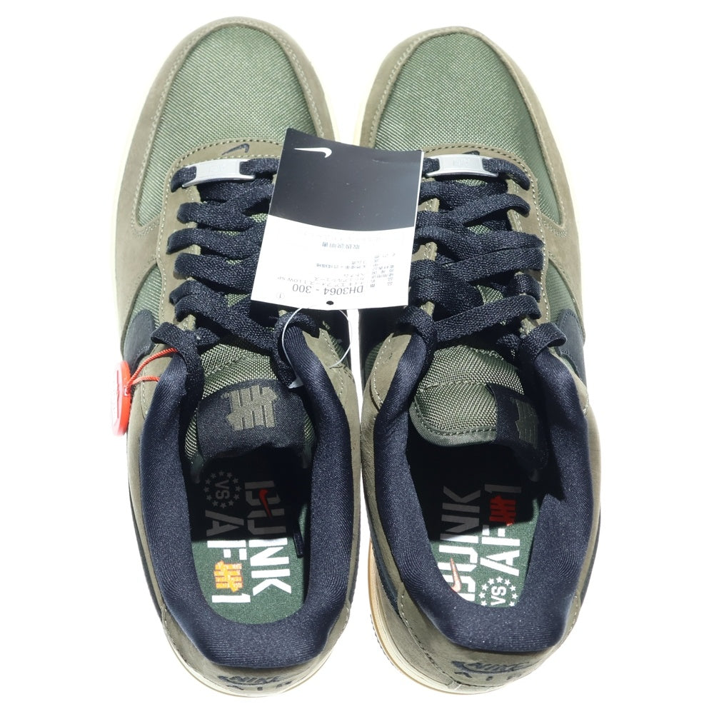 NIKE(ナイキ) ×UNDEFEATED AIR FORCE 1 LOW SP アンディフィーテッド ローカットスニーカー カーキ US9.5/27.5cm DH3064-300