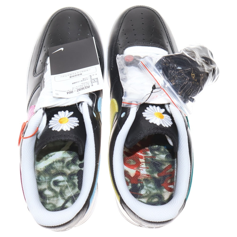 NIKE(ナイキ) ×PEACEMINUSONE AIR FORCE 1 LOW Para-Noise 3.0 ピースマイナスワン エアフォース 1 ローカットスニーカー ブラック US9.5/27.5cm AQ3692-004