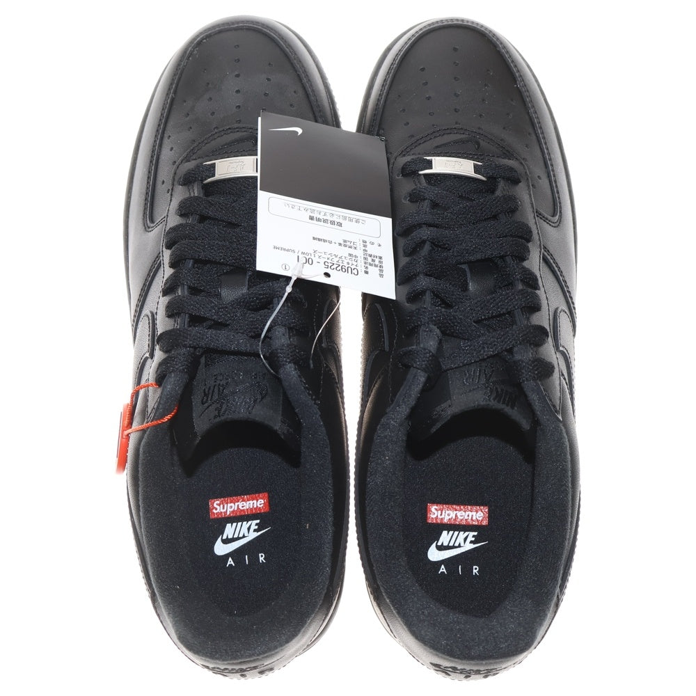 NIKE(ナイキ) ×SUPREME AIR FORCE 1 LOW エアフォース1 ローカットスニーカー ブラック US10/28cm CU9225-001