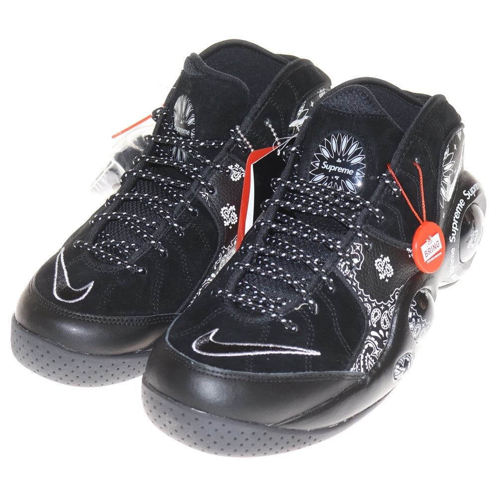 NIKE(ナイキ) ×SUPREME AIR ZOOM FLIGHT 95 シュプリーム エアズーム フライト ローカットスニーカー ペイズリー ブラック US9.5/27.5cm DJ8604-001