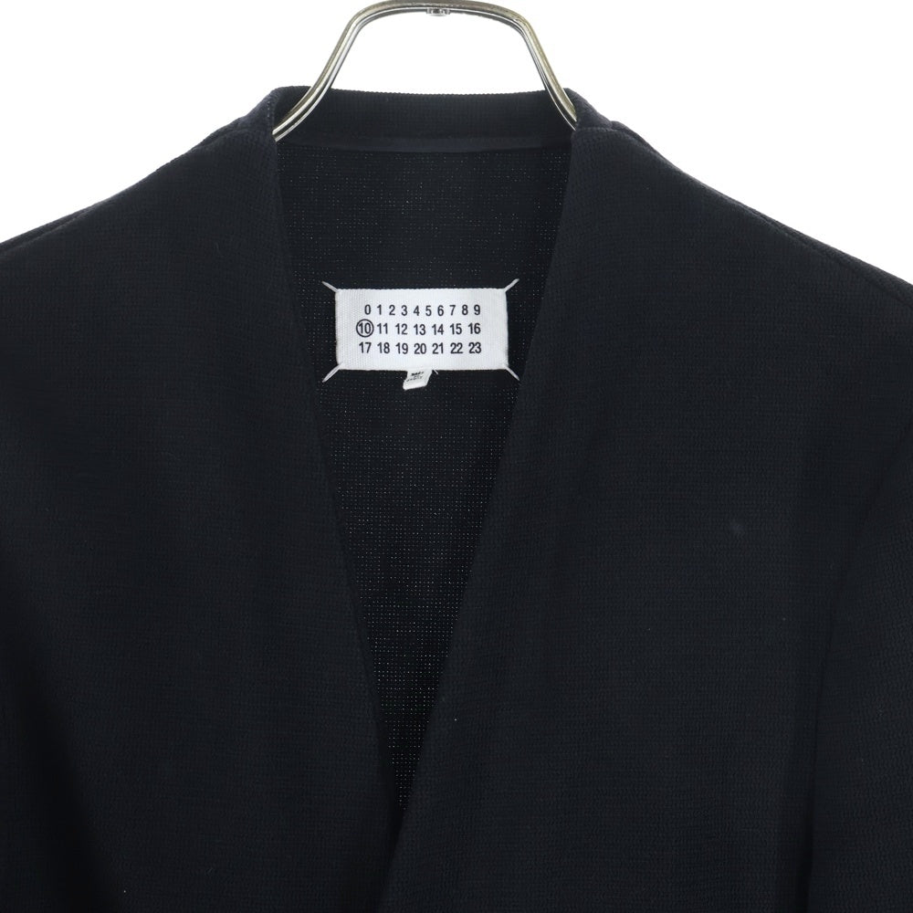 Maison Margiela 10(メゾン マルジェラ) 17AW 四つタグ ノーカラー ジャケット ブラック S30BN0395 S23096