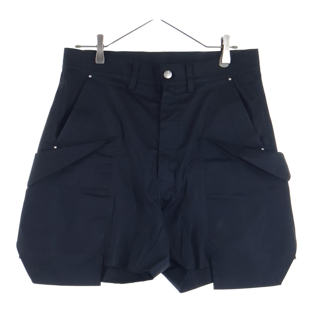 Rick Owens(リックオウエンス) 24SS STEFAN CARGO SHORTS ステファン カーゴ ショーツ ハーフパンツ ブラック RR01D3322-TE