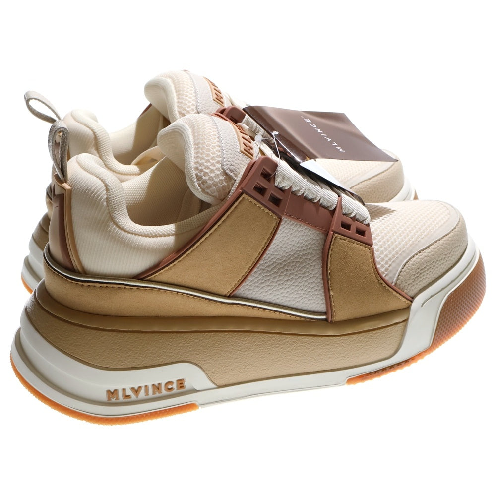 MLVINCE(メルヴィンス) 25SS RAPTOR LOW DROP TOP CREAM ラプター ドロップ トップ クリーム ローカットスニーカー ブラウン US8/26cm MV25SS08-RLD53NA