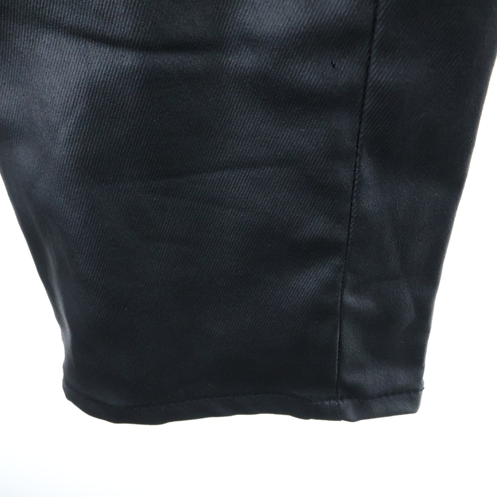 MLVINCE(メルヴィンス) TYPE-2 SLIM CARGO PANTS タイプツー スリム マルチポケット レザー カーゴパンツ ブラック