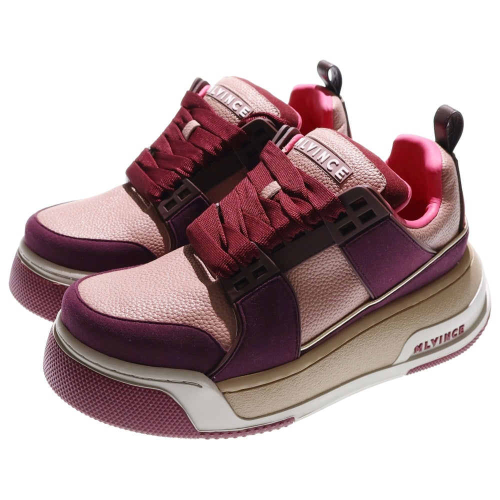 MLVINCE(メルヴィンス) 25SS RAPTOR LOW ROSE PHANTOM ラプター ローズ ファントム ローカットスニーカー ピンク/ベージュ US8/26cm MV25SS08