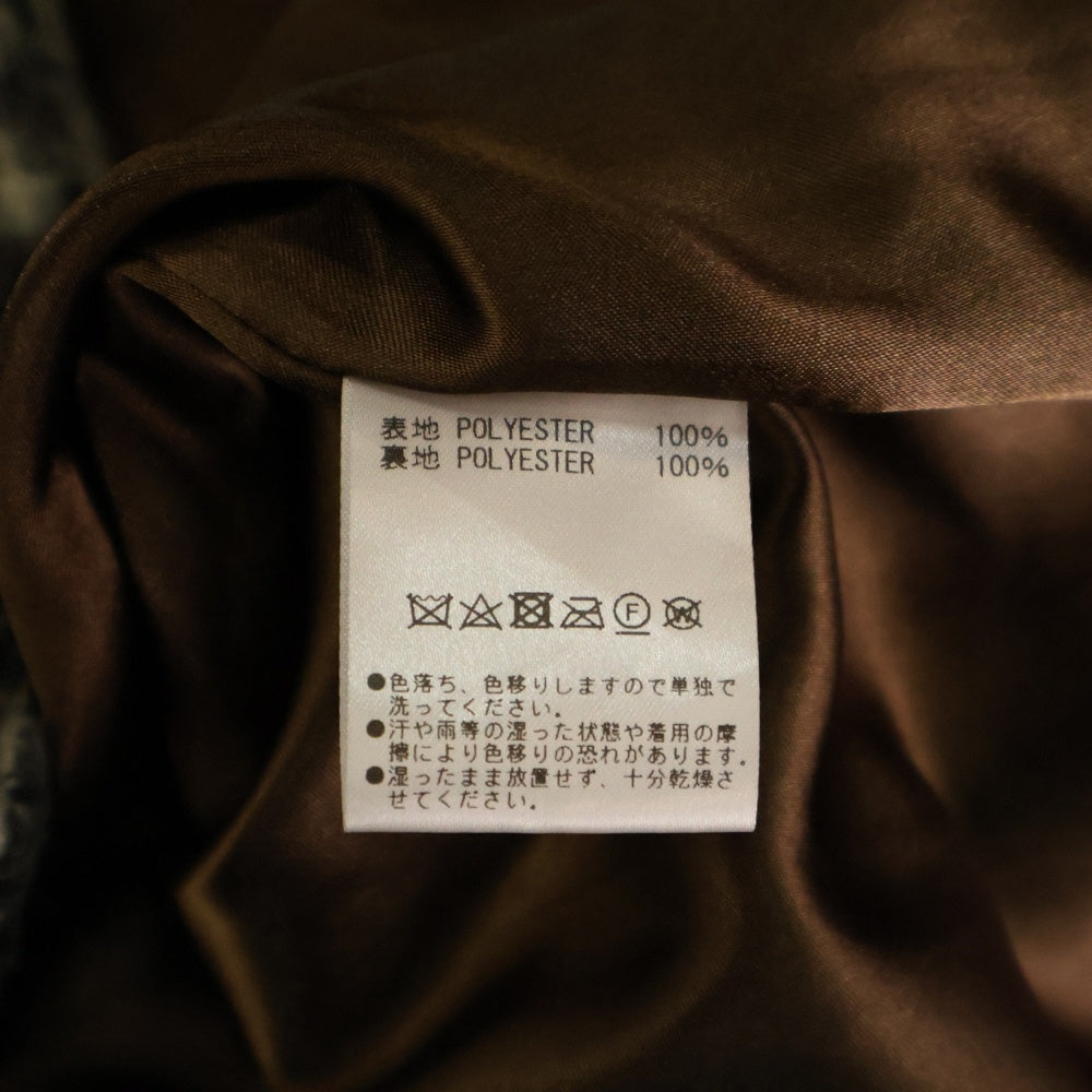 MLVINCE(メルヴィンス) OVERSIZED CHECK JACKET ダブルフラップポケット オーバーサイズ チェックジャケット ブラック/ホワイト