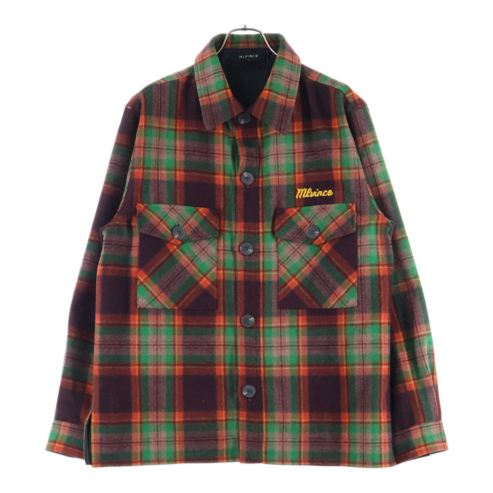 MLVINCE チェックジャケット MLVINCE(メルヴィンス) WOOL CHECK JACKET ダブルフラップポケット