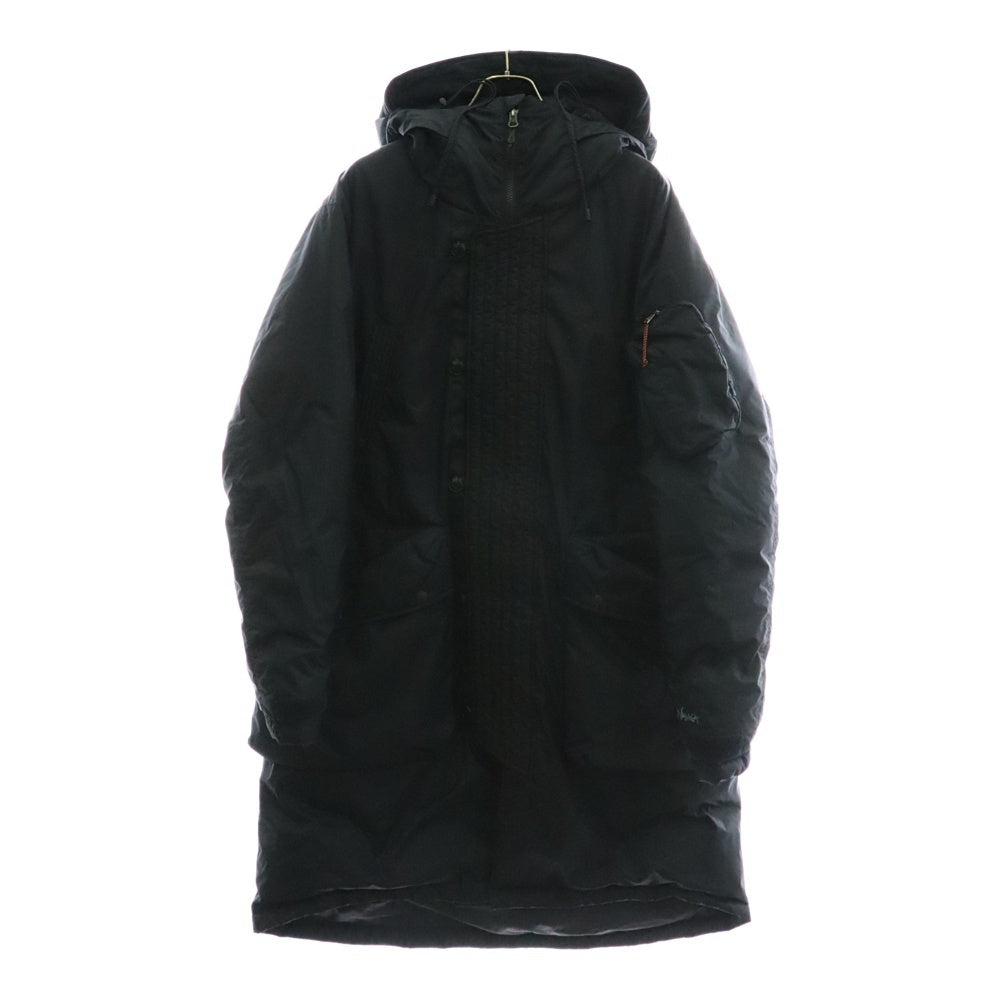 NANGA(ナンガ) 24AW AURORA DOWN FIELD HALF COAT N-3Bタイプ オーロラダウンフィールドハーフコート ブラック
