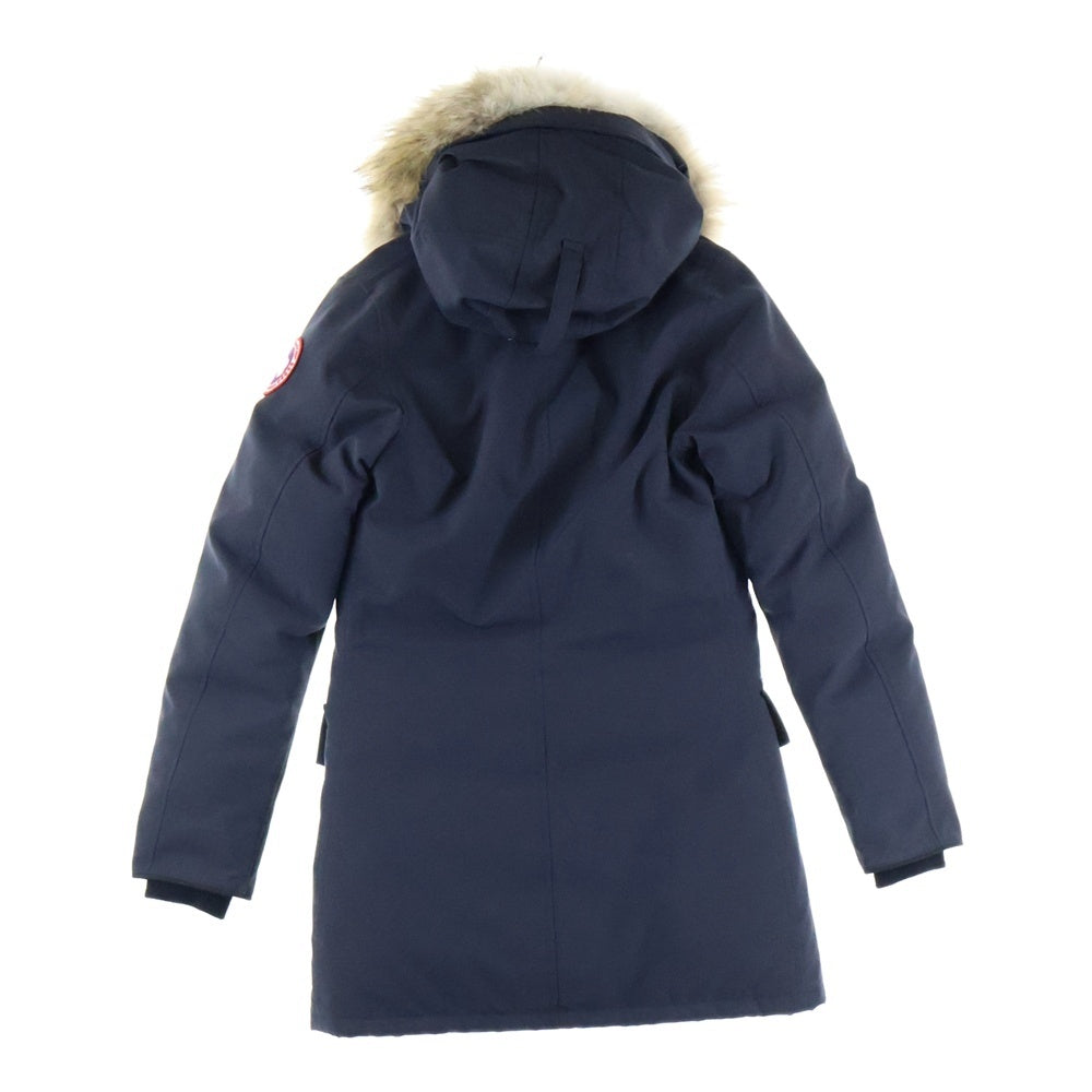 CANADA GOOSE(カナダグース) BRONTE PARKA ブロンテ パーカー フーデッドジップアップファーダウンジャケット ブラック レディース 2603JL