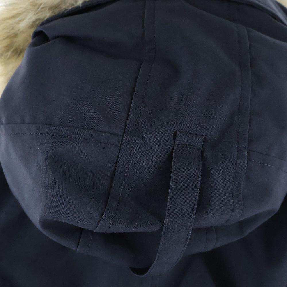 CANADA GOOSE(カナダグース) BRONTE PARKA ブロンテ パーカー フーデッドジップアップファーダウンジャケット ブラック レディース 2603JL
