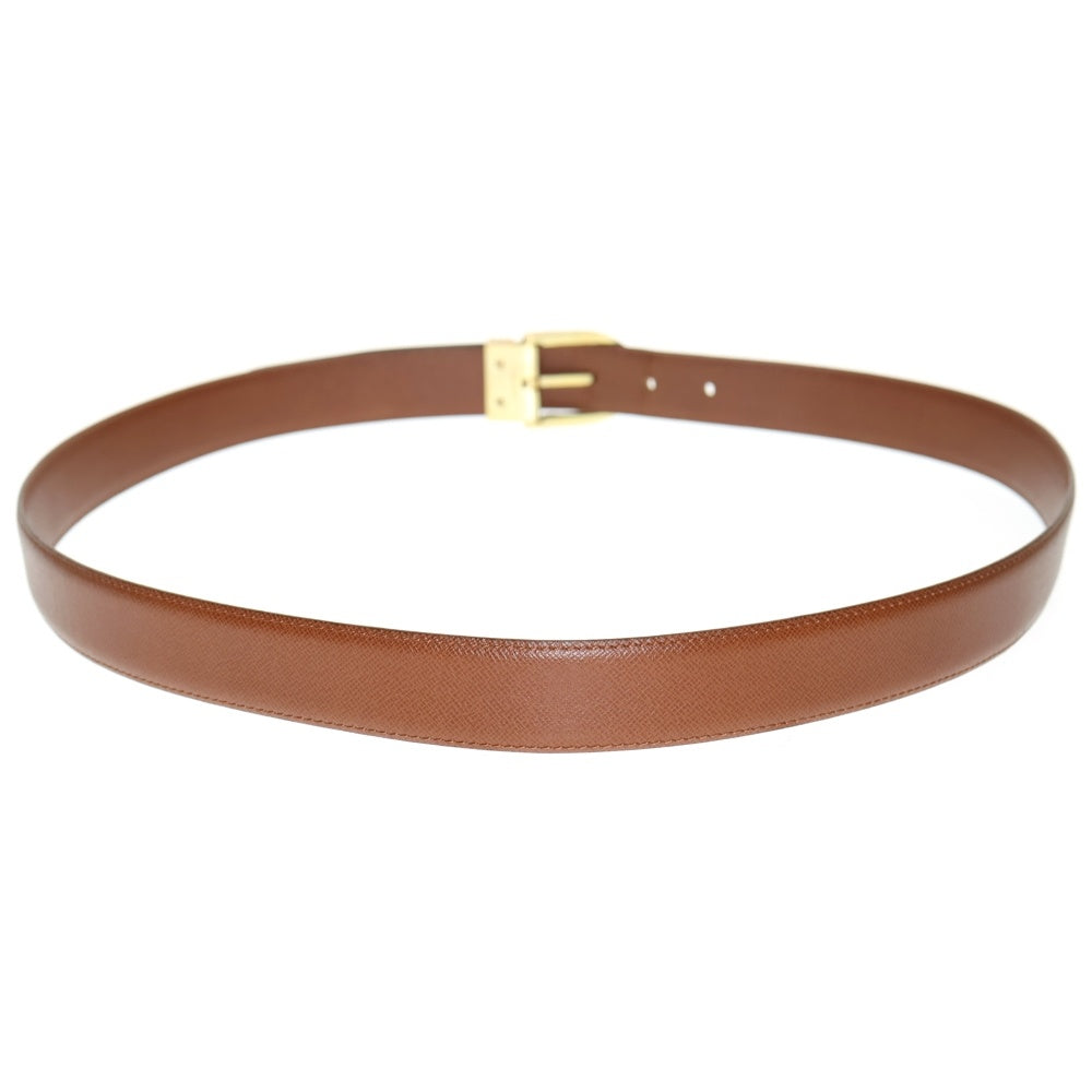 LOUIS VUITTON(ルイヴィトン) タイガ サンクチュール クラシック ロゴデザイン ゴールド金具 レザーベルト ブラウン M6840V CT1907