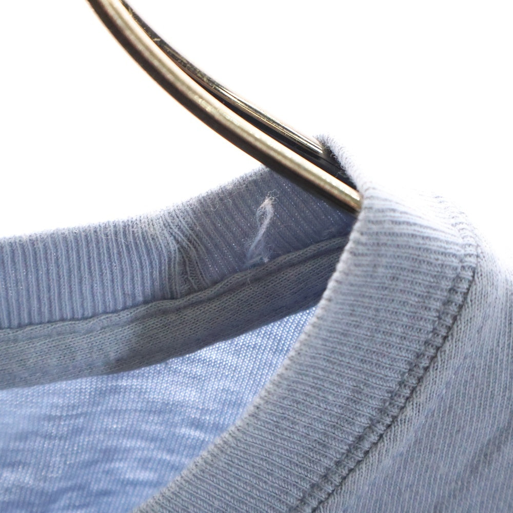 STUSSY(ステューシー) GLOBAL DESIGN CORP グローバル デザイン コープ 両面プリント クルーネック カットソー 半袖Tシャツ ブルー