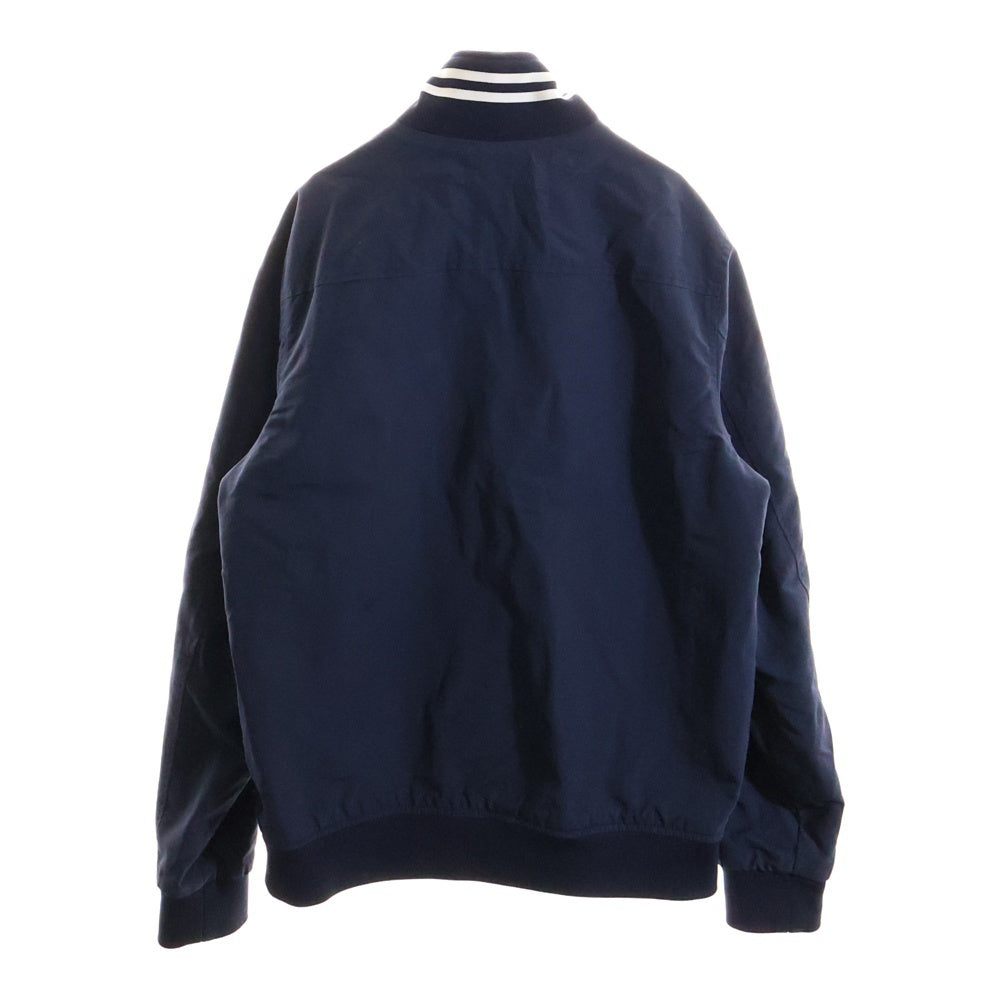 TOMMY HILFIGER(トミーヒルフィガー) 胸ロゴエンブロイダリーデザイン マルチポケット ジップアップ ナイロンジャケット ネイビー C88 78D4888