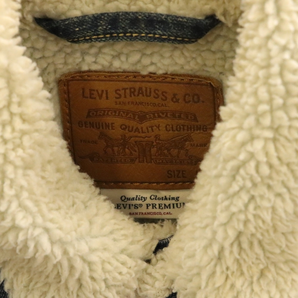 Levi's(リーバイス) TYPE 3 SHERPA TRUCKER タイプスリー トラッカー 裏起毛 デニムジャケット インディゴ PC9-16365-0089