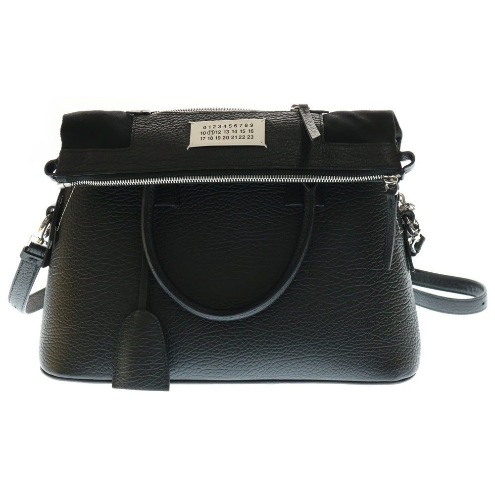 Maison Margiela 11(メゾンマルジェラ11) 5AC ミディアム 2WAY ショルダーバッグ ハンドバッグ ブラック S56WG0093 P4455