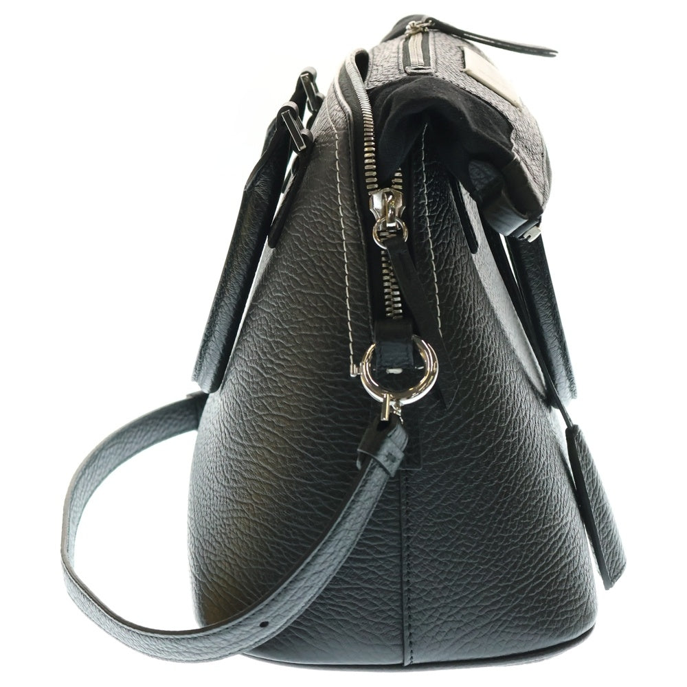 Maison Margiela 11(メゾンマルジェラ11) 5AC ミディアム 2WAY ショルダーバッグ ハンドバッグ ブラック S56WG0093 P4455