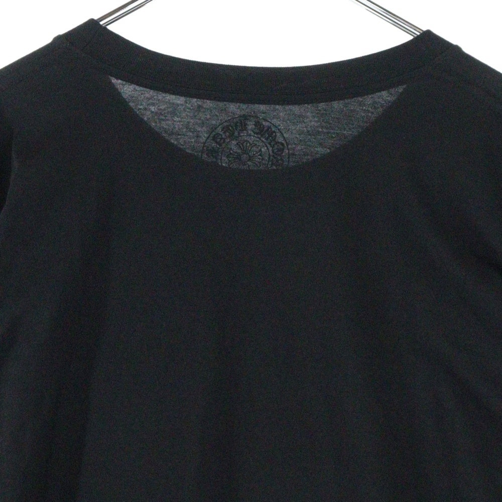 CHROME HEARTS(クロムハーツ) Horseshoe Arm Floral L/S Tee バックホースシュー アームフローラル 長袖Tシャツ カットソー ブラック