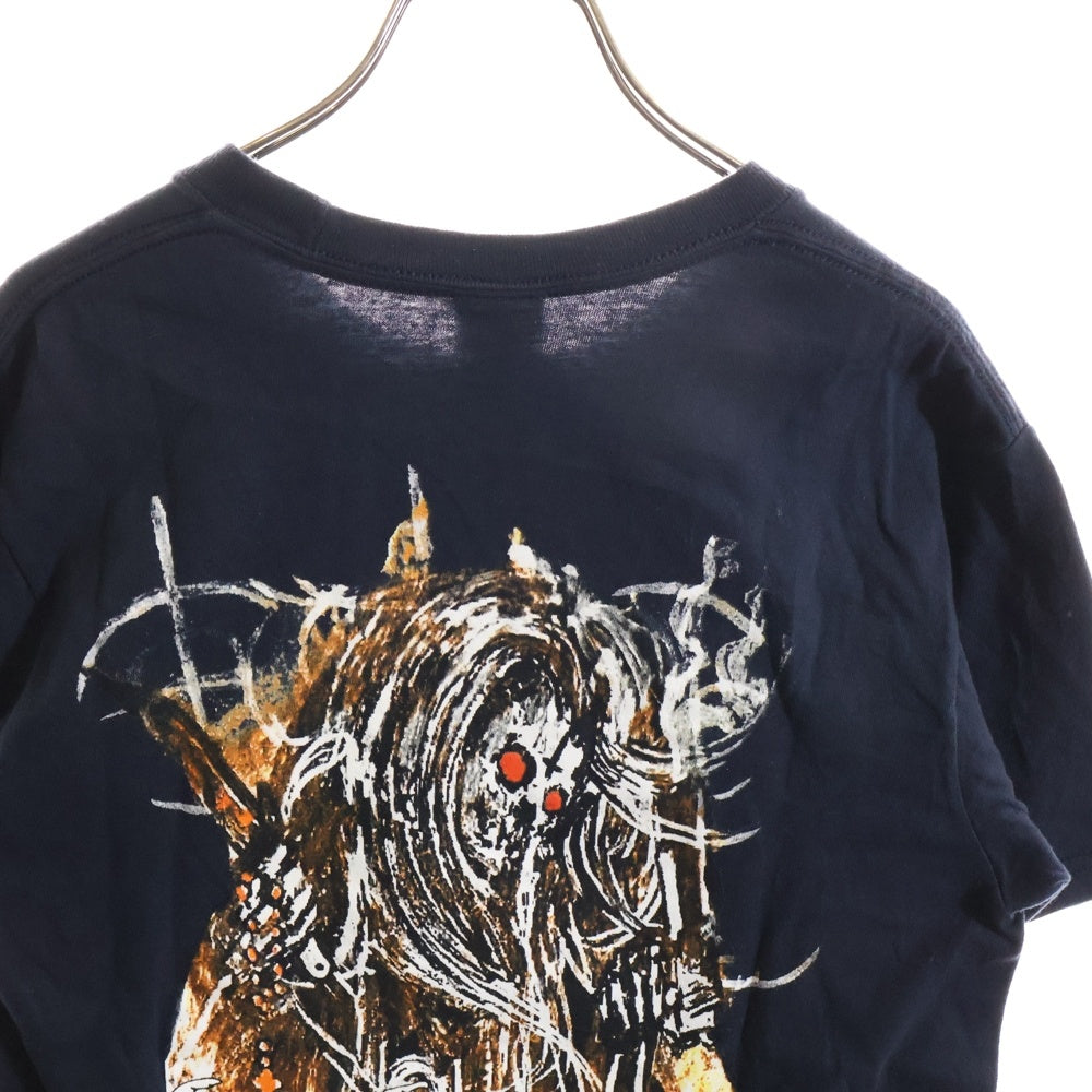 SUPREME(シュプリーム) 24AW Satan Tee サタン プリント 半袖Tシャツ カットソー ネイビー