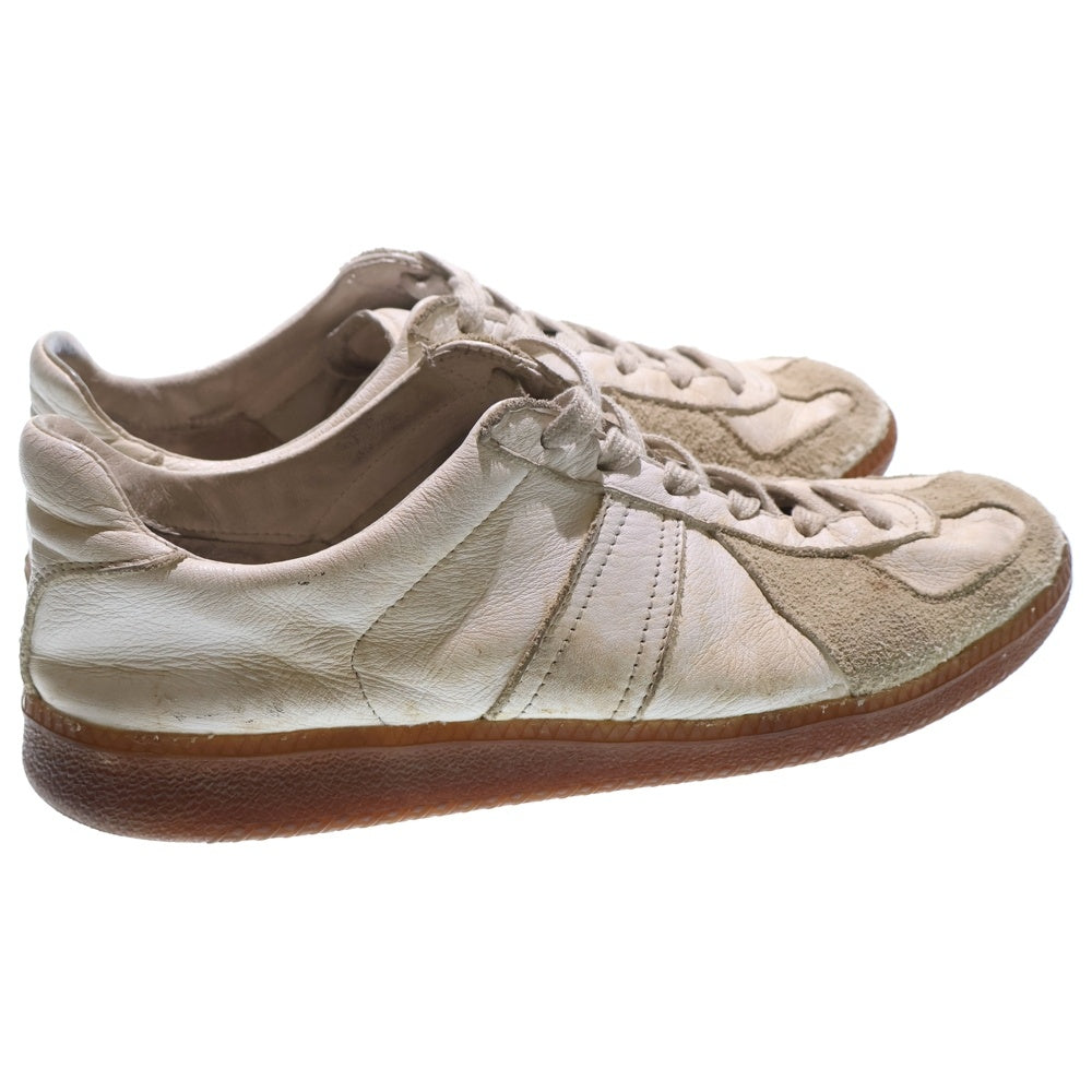 Maison Margiela 14(メゾンマルジェラ) GERMAN TRAINER ダメージ ジャーマントレーナー ローカットスニーカー ホワイト