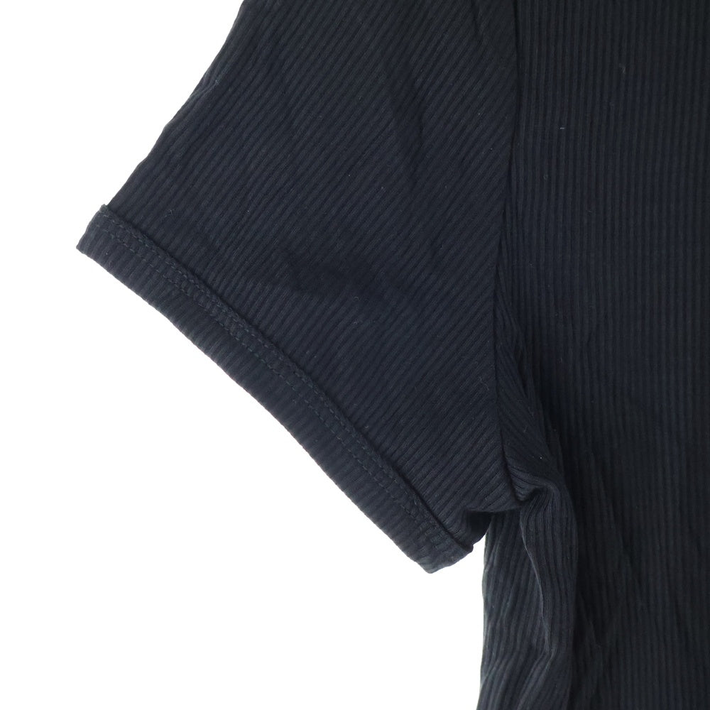 DIESEL(ディーゼル) T-MATIC TANK TOP ネックレス付き クルーネック カットソー 半袖Tシャツ レディース ブラック A12037 0BLAN