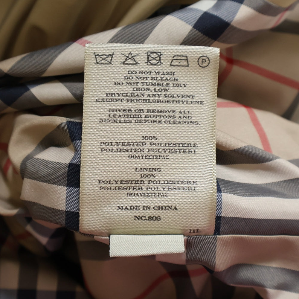 BURBERRY(バーバリー) 4B ダブルポケット ステンカラーコート ベージュ