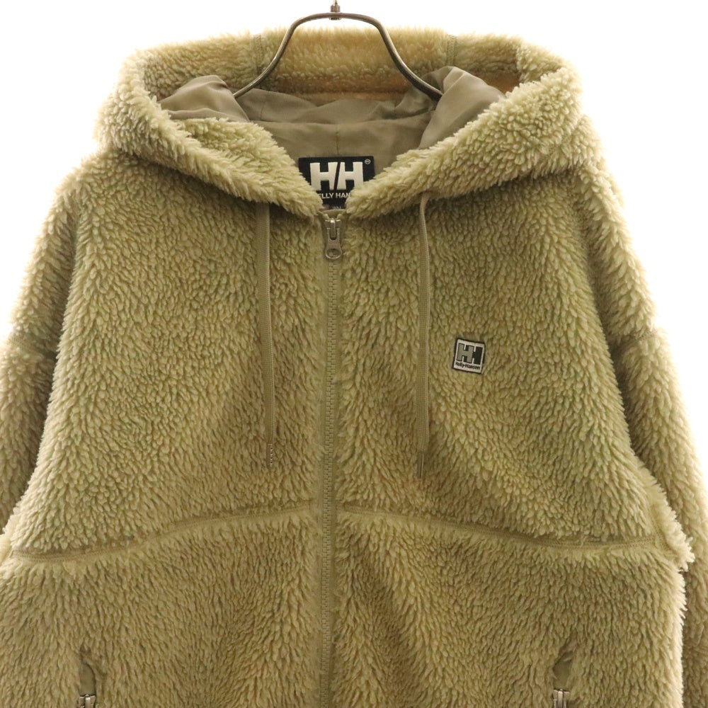 HELLY HANSEN(ヘリーハンセン) FIBERPILE THERMO COAT ファイバーパイル マルチポケット ジップアップ ボア サーモコート レディース グリーン HOE52182