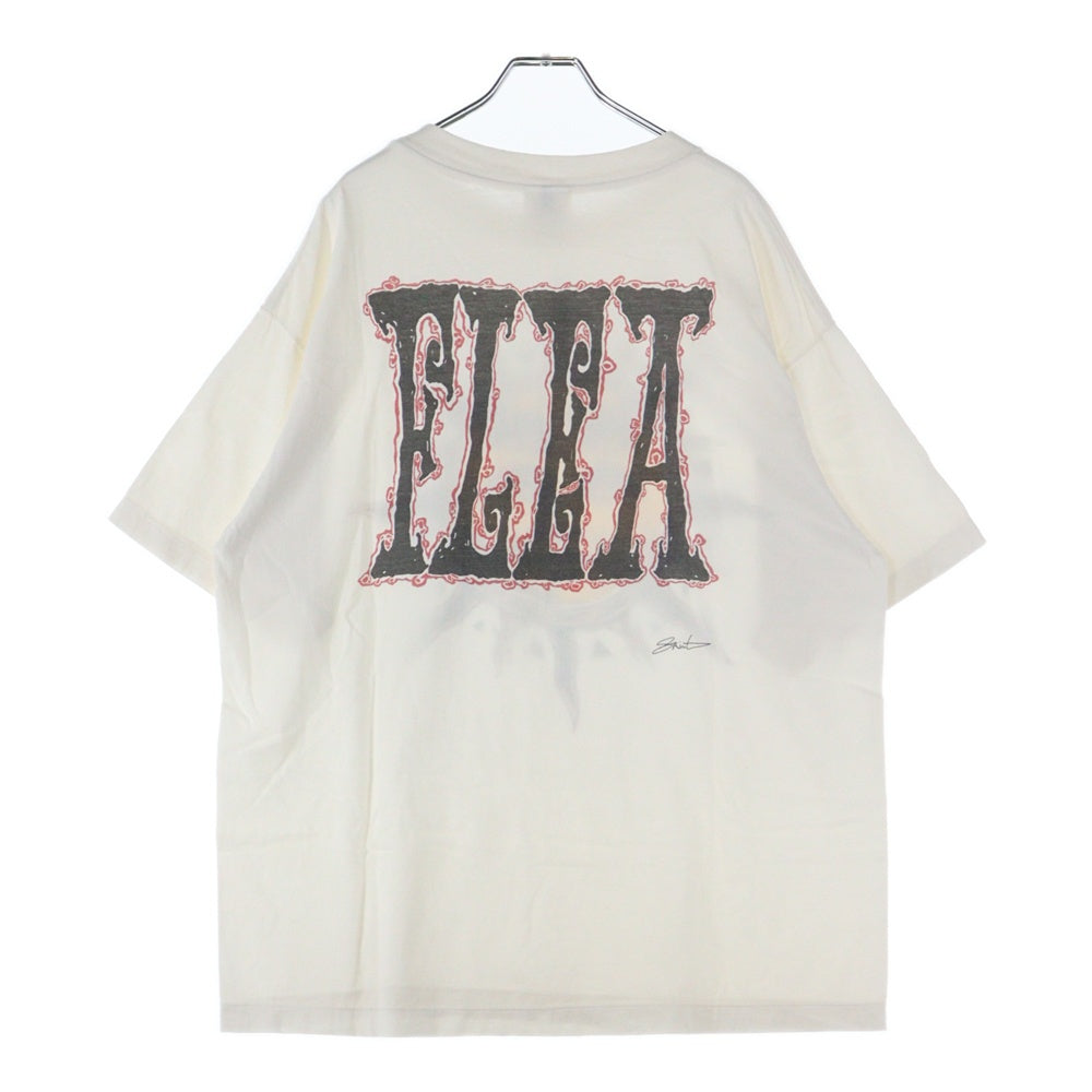 SAINT MICHAEL(セントマイケル) 24AW CP SS TEE SUN サン プリント 半袖Tシャツ カットソー ホワイト SM-YS1-0000-C02