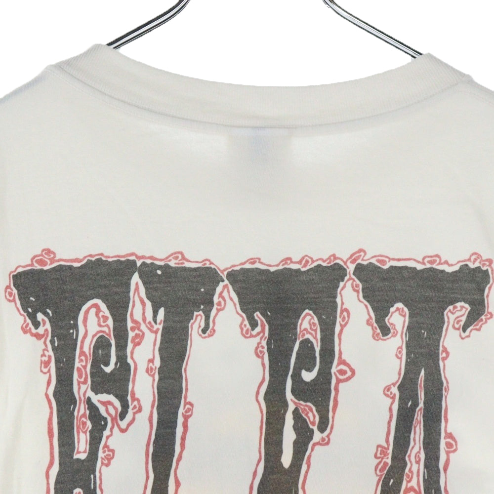 SAINT MICHAEL(セントマイケル) 24AW CP SS TEE SUN サン プリント 半袖Tシャツ カットソー ホワイト SM-YS1-0000-C02