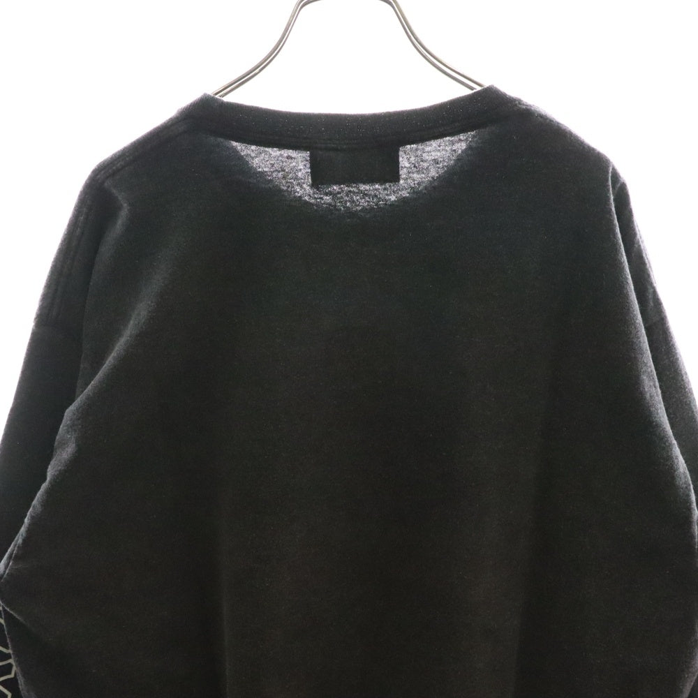 MAYO(メイヨー) BRAIN LONG SLEEVE TEE ブレインプリント 長袖Tシャツ カットソー ブラック