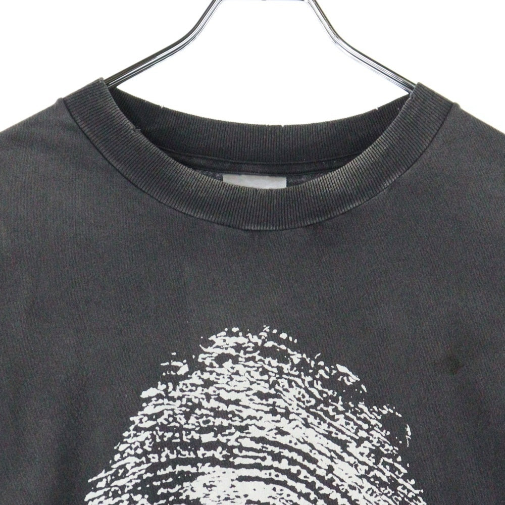 SAINT MICHAEL(セントマイケル) 24AW ETERNAL ヴィンテージデザイン プリント 半袖Tシャツ カットソー グレー SM-YS1-0000-004