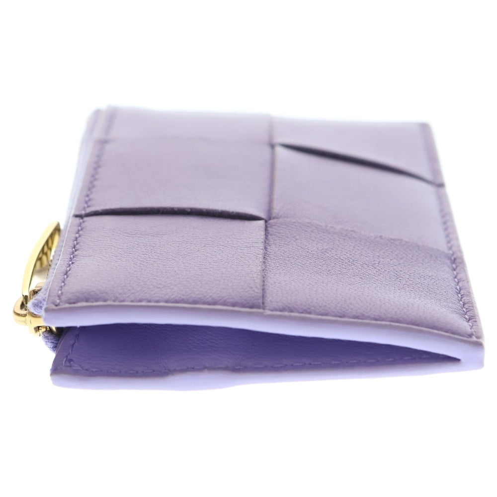 BOTTEGA VENETA(ボッテガヴェネタ) イントレチャート ロゴ刻印 コインケース 財布 コンパクトウォレット パープル