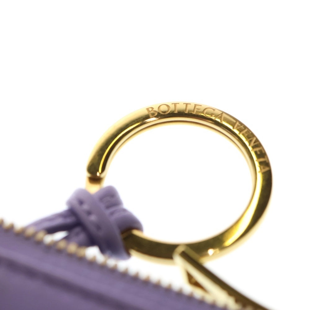 BOTTEGA VENETA(ボッテガヴェネタ) イントレチャート ロゴ刻印 コインケース 財布 コンパクトウォレット パープル