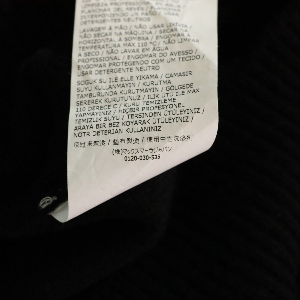 MaxMara(マックスマーラ) フロントスタッズ タートルネックニットセーター レディース ブラック 636610836700