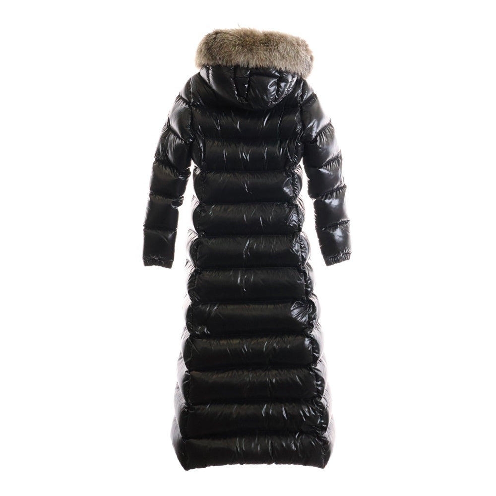 MONCLER(モンクレール) 19AW HUDSON ハドソン ジップアップフーデッドファーダウンジャケット レディース ブラック E20934984525 C0065