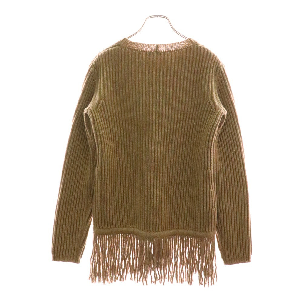 Max Mara(マックスマーラ) フリンジ クルーネックニットセーター レディース ベージュ 13662503 6 70