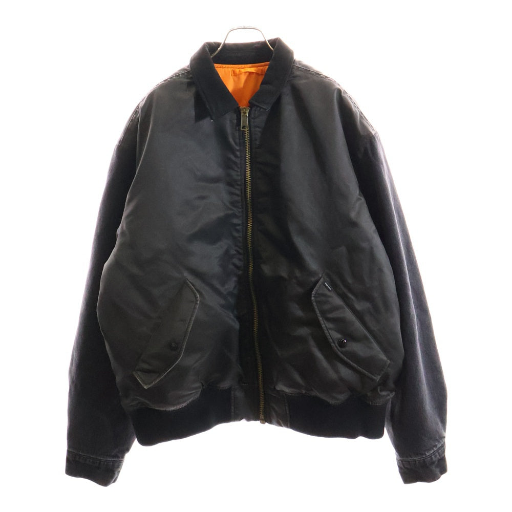 SUPREME(シュプリーム) 23SS Denim Sleeve MA-1 デニムスリーブ ジップアップ ブルゾン
