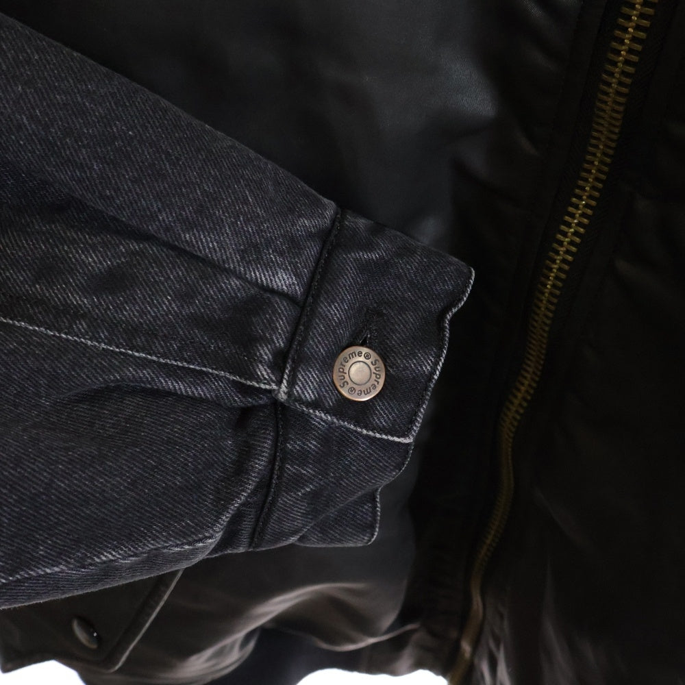SUPREME(シュプリーム) 23SS Denim Sleeve MA-1 デニムスリーブ ジップアップ ブルゾン